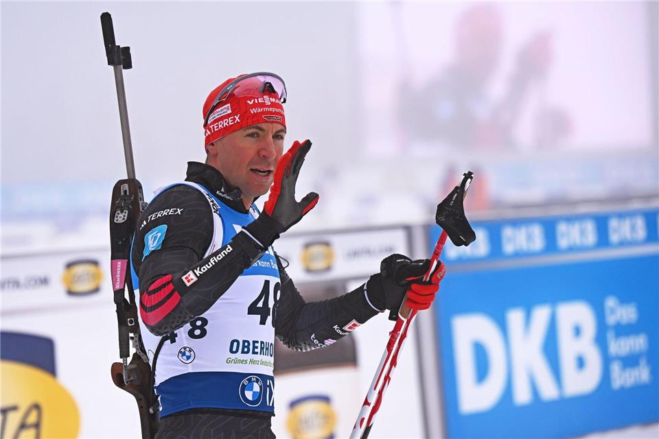 Philipp Nawrath hat auch in der Verfolgung Podestchancen.Jennifer Brückner/dpa