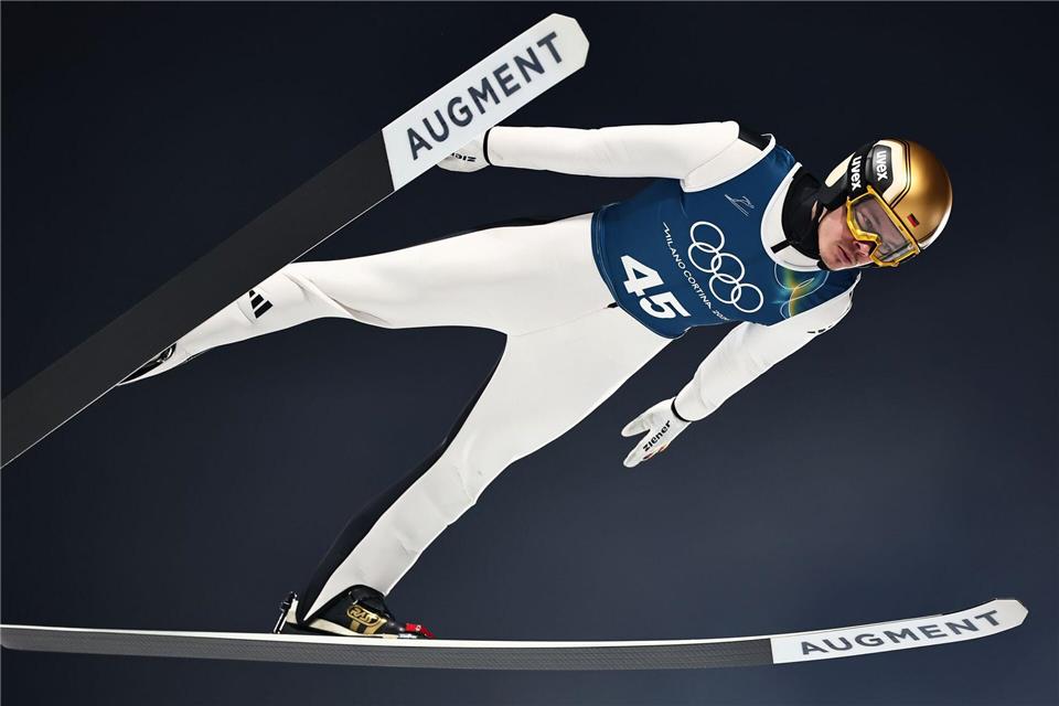 Philipp Raimund vermisst im olympischen Dorf einen Fernseher.Daniel Karmann/dpa