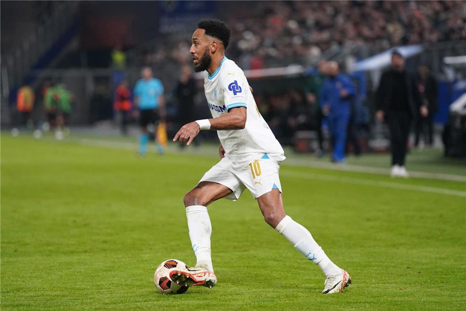 Pierre-Emerick Aubameyang erzielte in der WM-Qualifikation vier Tore für Gabun. (Archivfoto)Marcus Brandt/dpa