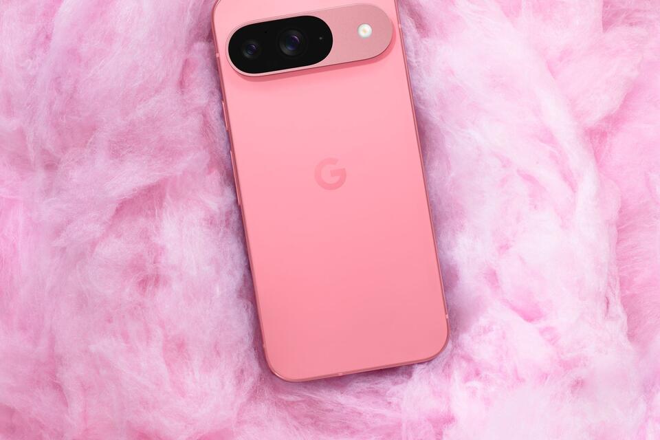 Pink ist eine Option: Daneben bietet Google das Pixel 9 (ab 900 Euro) auch in den Farben Schwarz, Lindgrün und Altweiß an.Google/dpa-tmn