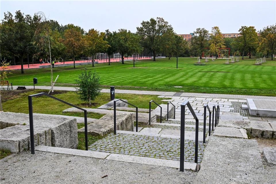 Planung und Bau des Parks kosteten etwa acht Millionen Euro.Jens Kalaene/dpa