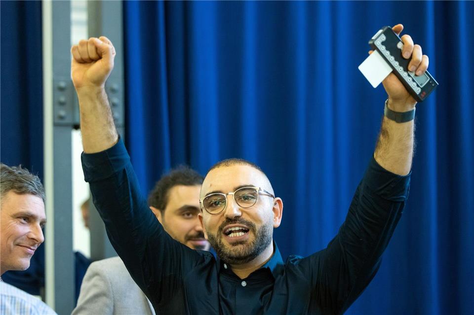 Platz 2 auf der Grünen-Landesliste: Kassem Taher Saleh aus Dresden.Jürgen Lösel/dpa