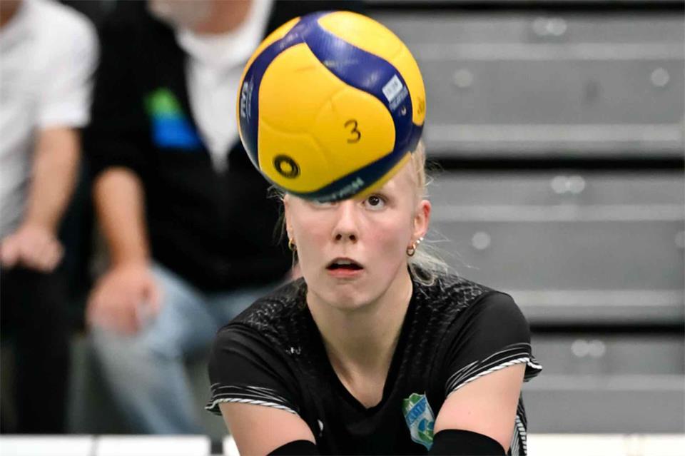 Platz acht mit der U18 des WVV in Schwerin: Antonia Tebroke von den Skurios Volleys.