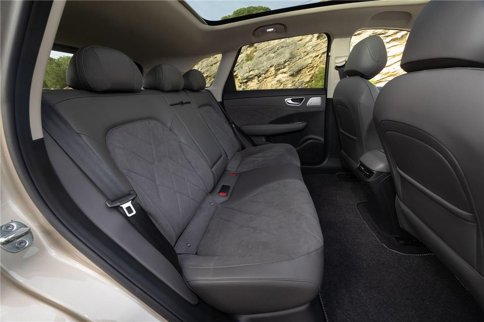 Platz da: Dem Tester erscheint der Fond großzügiger als bei manch einem Auto der Oberklasse.Tibault Chevalier/MG Motor Deutschland GmbH/dpa-tmn