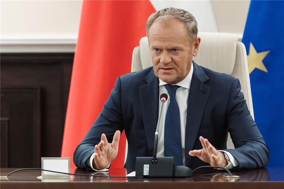Polens Ministerpräsident Donald Tusk will Beratungen mit den Verbündeten. (Foto Aktuell)Chancellery of the Prime Ministe/AP/dpa