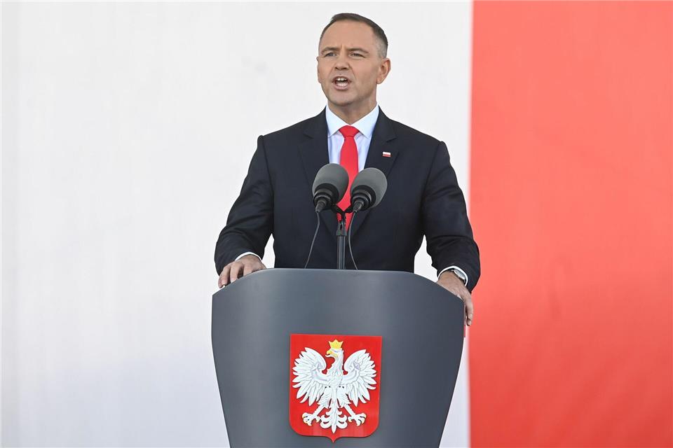 Polens rechtskonservativer Präsident Karol Nawrocki hat mit seinem Veto ein Gesetz gestoppt, dass die Zahlung von Hilfen für Ukraine-Flüchtlinge regeln soll. (Archivbild)Piotr Nowak/PAP/dpa