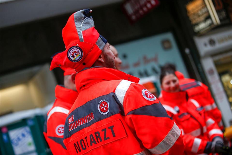 Polizei und andere Einsatzkräfte mussten in der Nacht in Köln vergleichsweise selten ausrücken.Thomas Banneyer/dpa