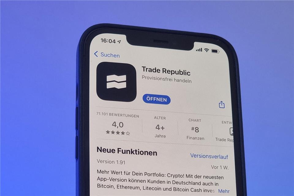 Polizei warnt vor Betrug: Phishing mit Kundendaten von Trade Republic. (Symbolbild)Christoph Dernbach/dpa