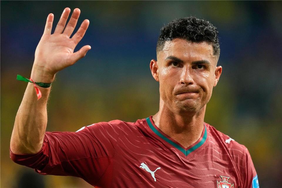 Portugals Superstar Cristiano Ronaldo nach dem 0:0 gegen Kolumbien.Rebecca Blackwell/AP/dpa
