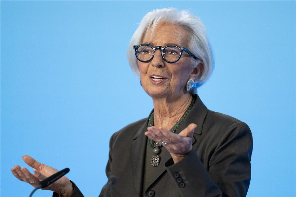 Präsidentin Christine Lagarde: EZB–Geldpolitik und Inflation in guter Position.Florian Wiegand/dpa