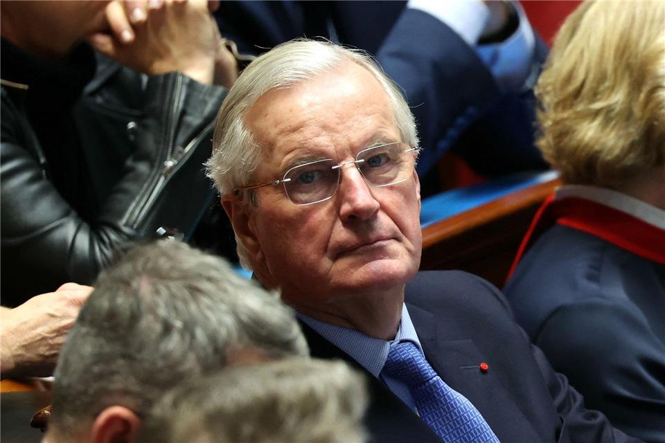 Premier Barnier ist an der ersten großen Hürde, dem Haushalt 2025, gescheitert.Alain Jocard/AFP/dpa