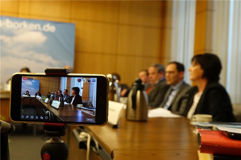 Pressekonferenz im Borkener Kreishaus