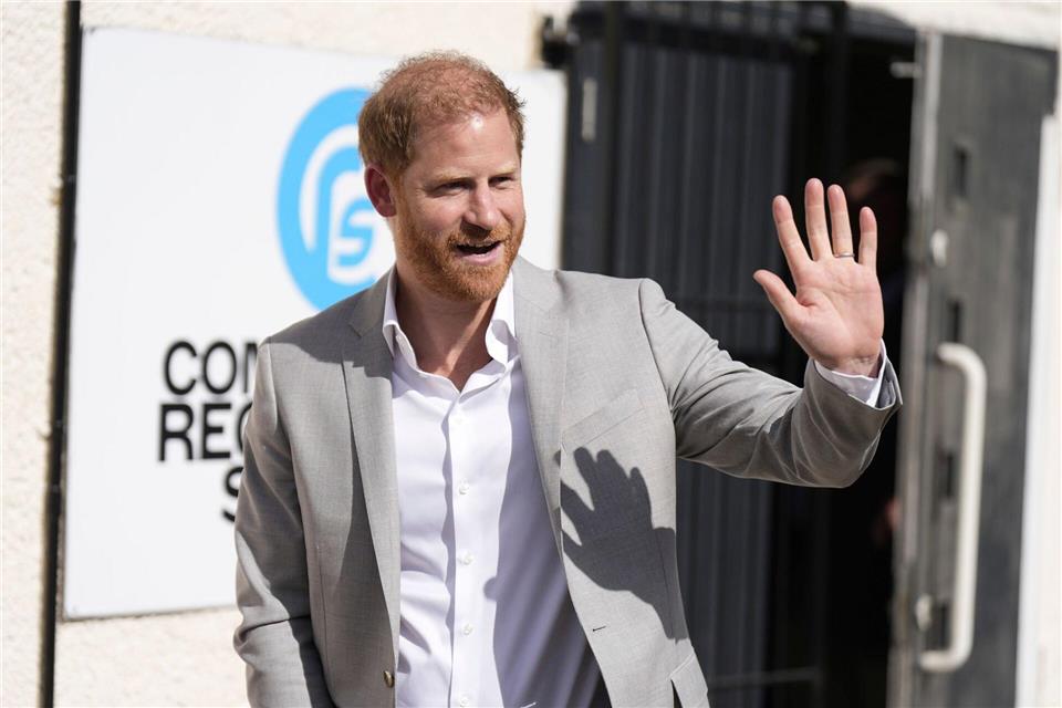 Prinz Harry besuchte im September seinen Vater, König Charles III., in LondonAaron Chown/PA/AP/dpa