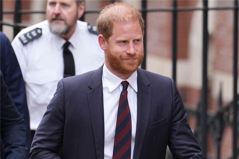 Prinz Harry liegt im Streit mit dem britischen Innenministerium. (Archivbild)Lucy North/PA Wire/dpa