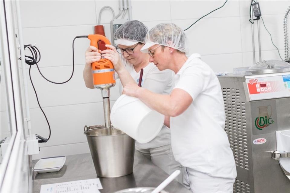 Probieren geht – auch in der Eismanufaktur – über Studieren.