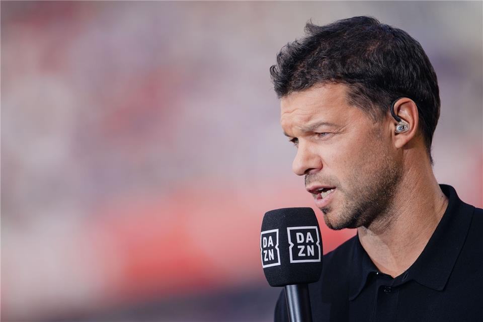 Prominenter TV-Experte bei DAZN: Michael Ballack.