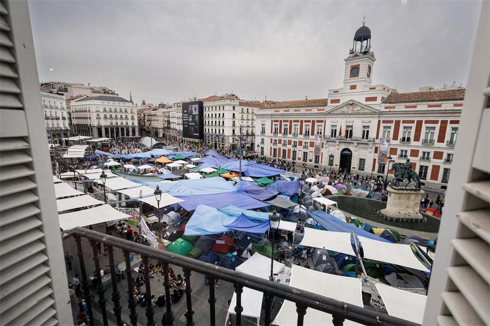 Proteste gab es landesweit.Carlos Luján/EUROPA PRESS/dpa