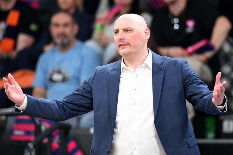 Przemyslaw Frasunkiewicz, Coach der Rostock Seawolves.Michael Schwartz/dpa