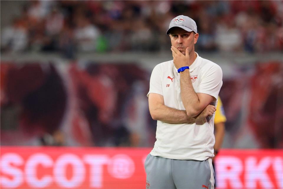 RB Leipzig-Trainer Ole Werner will auch in Wolfsburg die Erfolgsserie fortsetzen.Jan Woitas/dpa