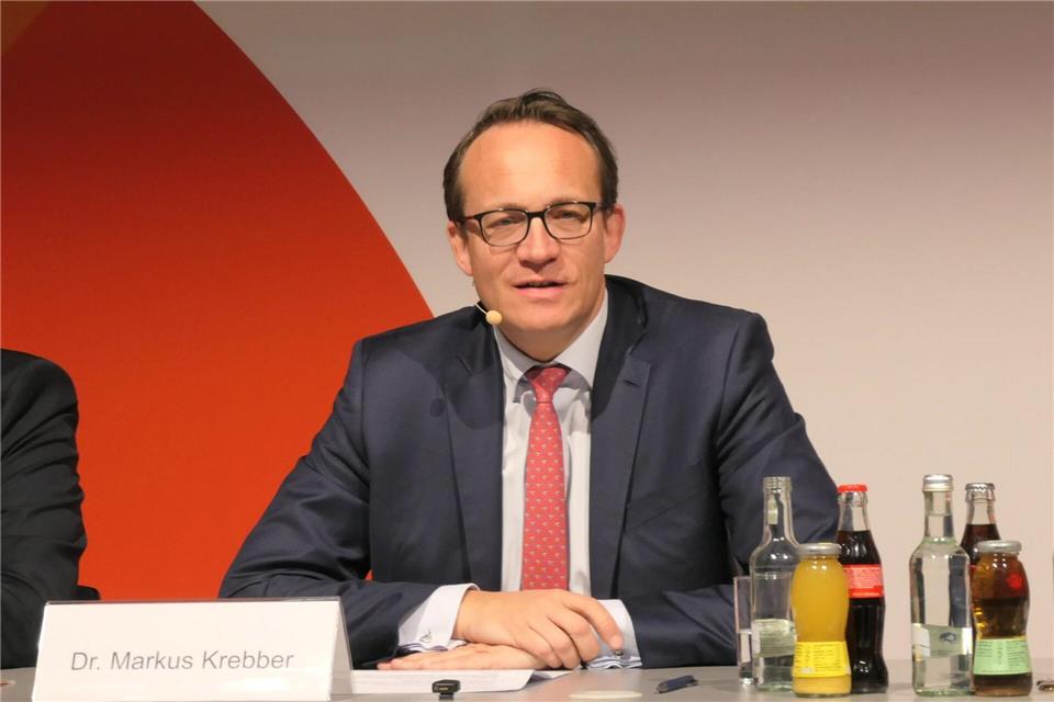 RWE-Chef Markus Krebber hält kleine Atomreaktoren (SMR) für noch nicht marktreif. (Archivbild)Helge Toben/dpa