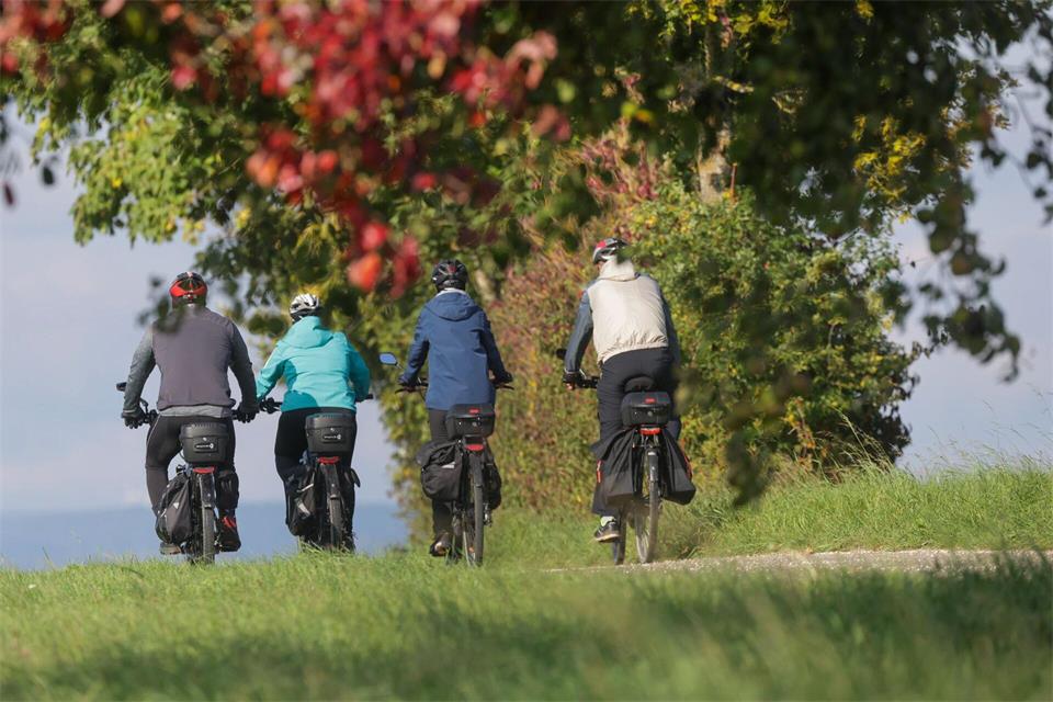Radfahren im HerbstThomas Warnack/dpa