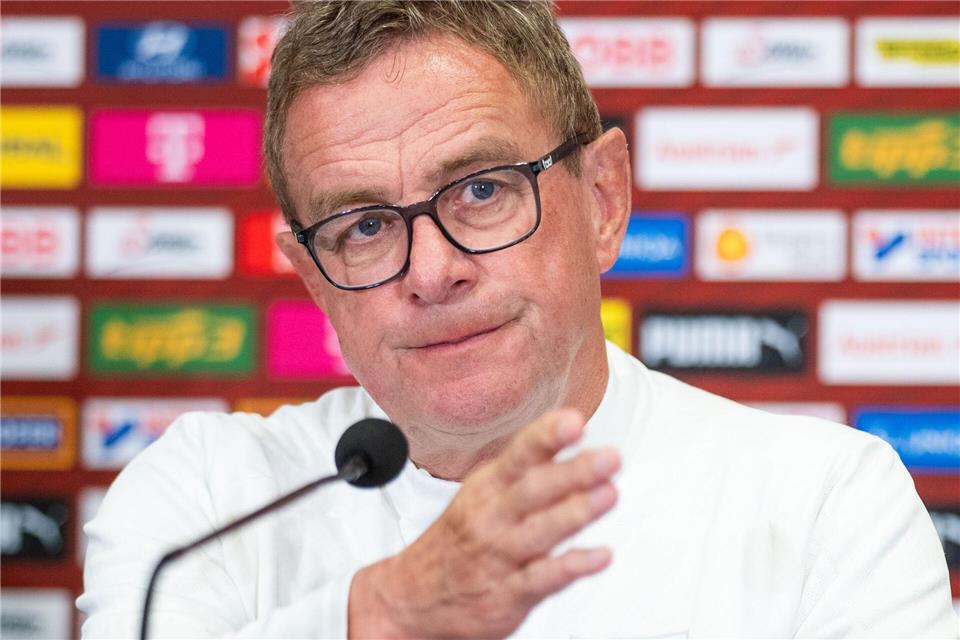 Rangnick hört in Österreich bei Verpassen der WM auf Ralf Rangnick ist seit 2022 Nationaltrainer Österreichs.Georg Hochmuth/APA/dpa