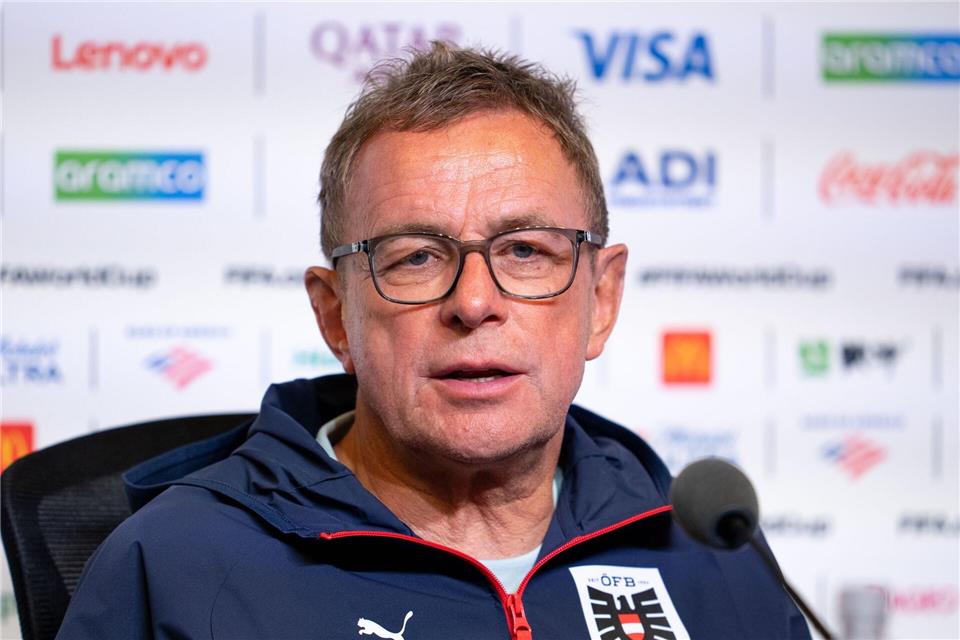 Ralf Rangnick warnt vor Jordanien.Georg Hochmuth/APA/dpa