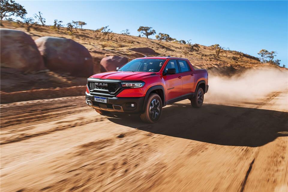 Ram bringt mit dem Rampage ab 2026 einen neuen Pick-up nach Europa: Das Modell misst 5,03 Meter und zielt auf Lifestyle-Kunden statt Gewerbetreibende.Ram/dpa-tmn