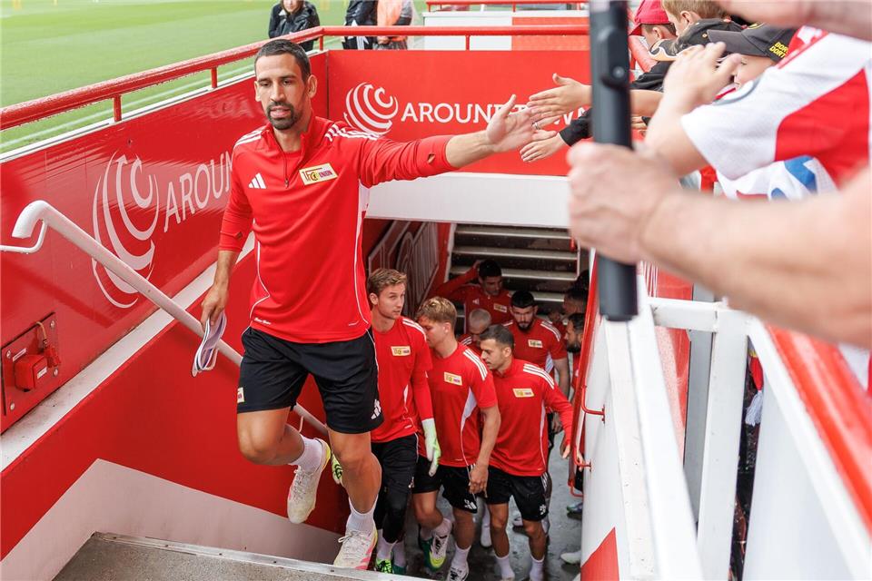 Rani Khedira gehört zu den bewährten Kräften bei Union Berlin (Archivbild). Andreas Gora/dpa