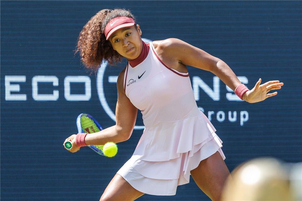 Rasen gehört nicht zu Naomi Osakas Lieblingsbelägen. Andreas Gora/dpa