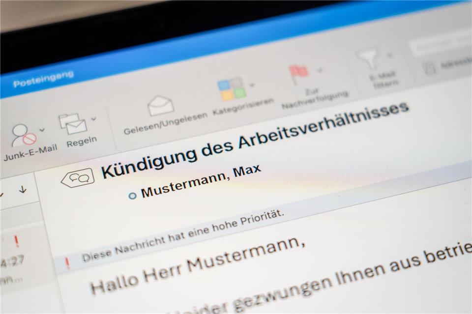 Rauswurf per Mail? Eine Kündigung muss immer im Original vorliegen.Nico Tapia/dpa-tmn
