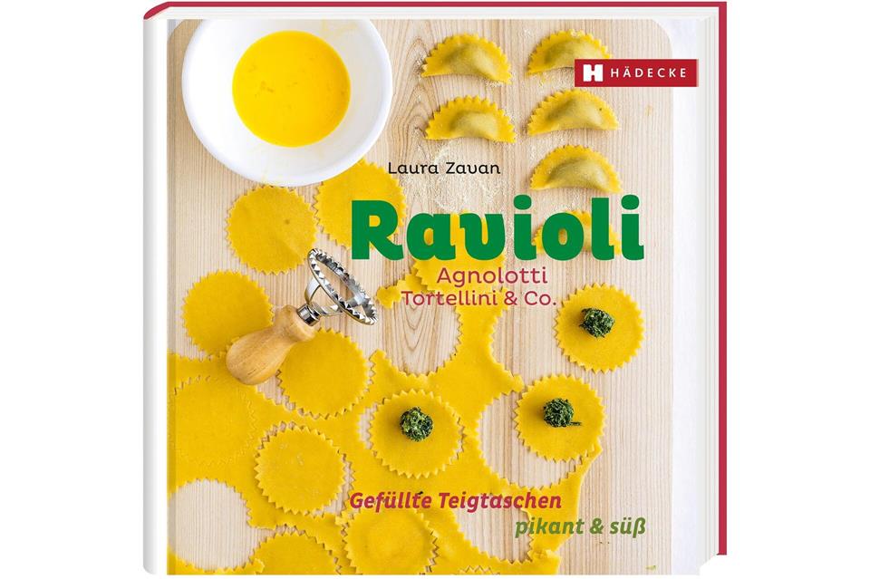 Kulinarische Kunstwerke: Eine ganze Welt in Teigtaschen „Ravioli, Agnolotti, Tortellini & Co., Gefüllte Teigtaschen pikant & süß“, Laura Zavan, Hädecke Verlag, 72 Seiten, 14 Euro, ISBN 978-3-7750-0659-0.Hädecke Verlag/dpa-tmn