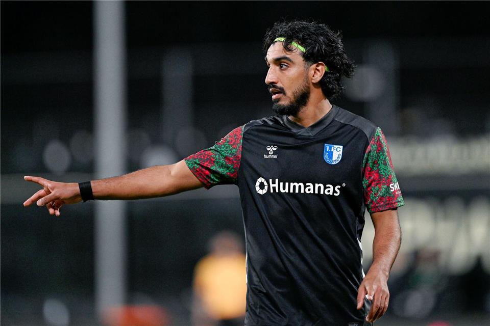 Rayan Ghrieb verlässt den 1. FC Magdeburg schon wieder. (Archivbild)Uwe Anspach/dpa