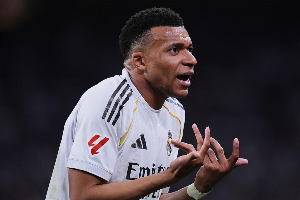 Real und Mbappé konnten ihre Überlegenheit nicht nutzen.Manu Fernandez/AP/dpa