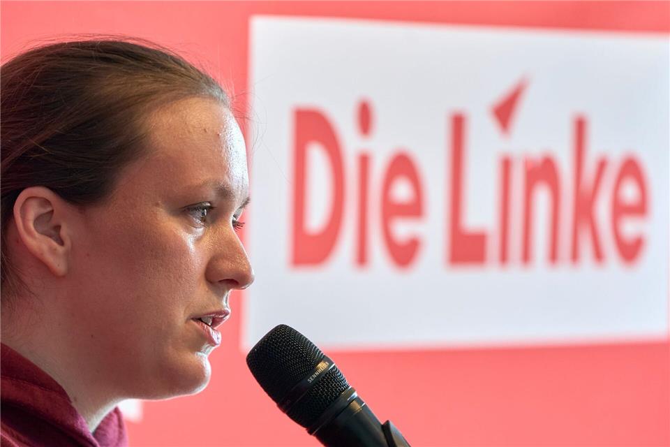Linke wollen sich „die Zukunft holen“ - Hoffnung auf Landtag Rebecca Rupert will als Spitzenkandidatin der Linken in den Landtag ziehen.Sascha Ditscher/dpa