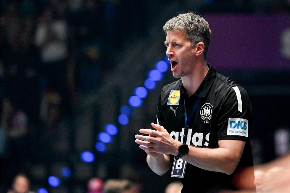 Rechnet mit einem souveränen Sieg gegen Uruguay: Bundestrainer Markus Gaugisch.Marijan Murat/dpa