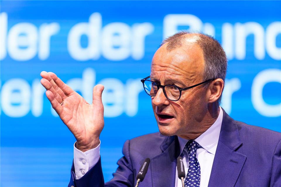 Redete dem Parteinachwuchs nicht gerade nach dem Mund: Bundeskanzler Friedrich Merz (CDU).Philipp von Ditfurth/dpa