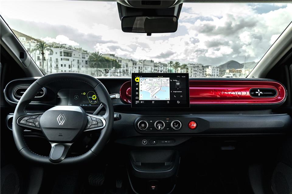 Reduziert, digitalisiert und doch mit vielen analogen Bedienelementen: voilà, die erste Reihe im Twingo. Renault/dpa-tmn