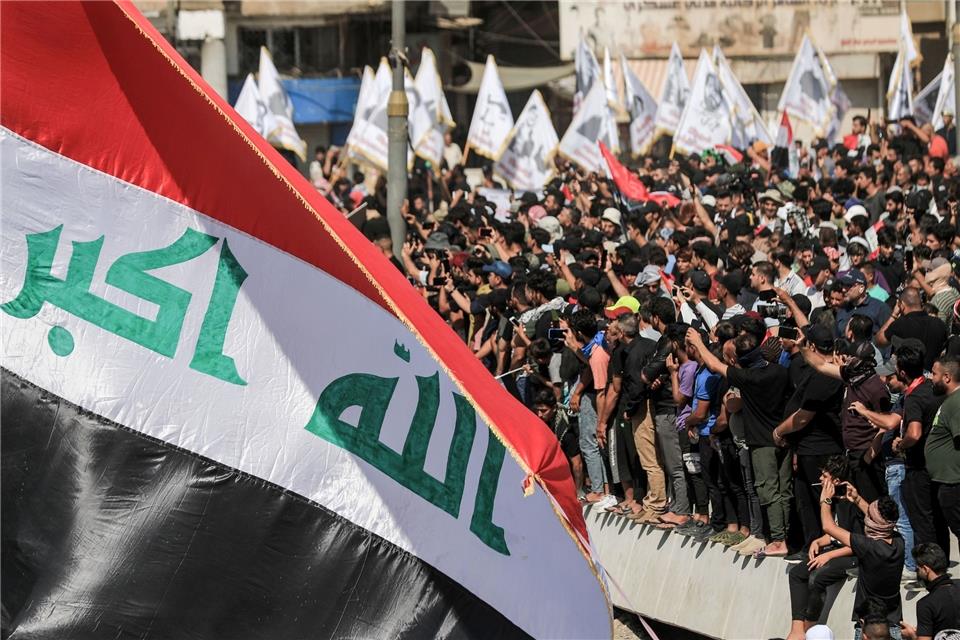 Regierungsgegner versammeln sich auf dem Tahrir-Platz zu einer Demonstration.