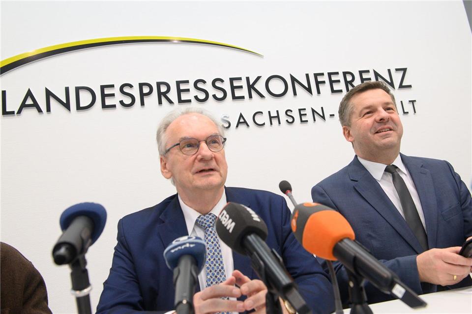 Reiner Haseloff will am 27. Januar als Ministerpräsident zurücktreten. Einen Tag später soll Sven Schulz zum Nachfolger gewählt werden.Klaus-Dietmar Gabbert/dpa