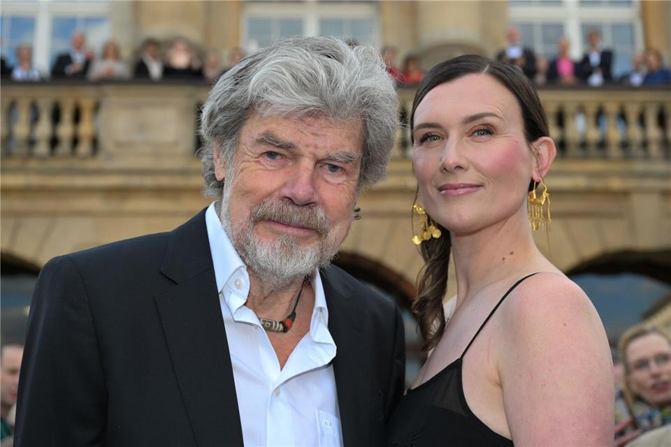 Reinhold Messner und seine Frau Diane gaben sich in Indien erneut das Ja-Wort. (Archivbild)Hendrik Schmidt/dpa