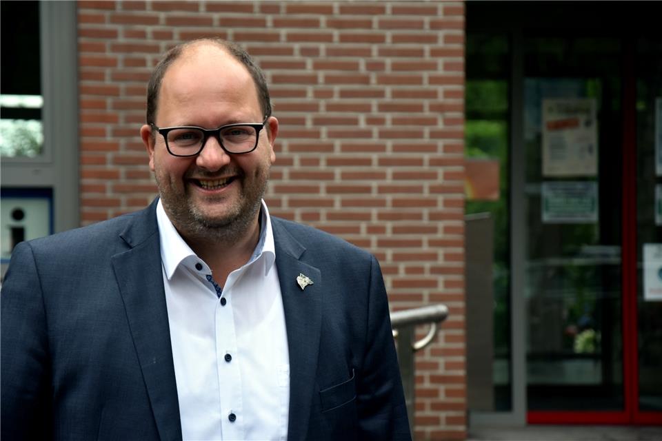 Rekens Bürgermeister Manuel Deitert strebt bei der Kommunalwahl am 13. September eine zweite Amtszeit an. 