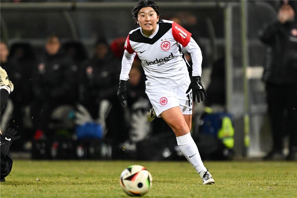 Remina Chiba traf schon früh zum Führungstor. (Archivbild)Arne Dedert/dpa