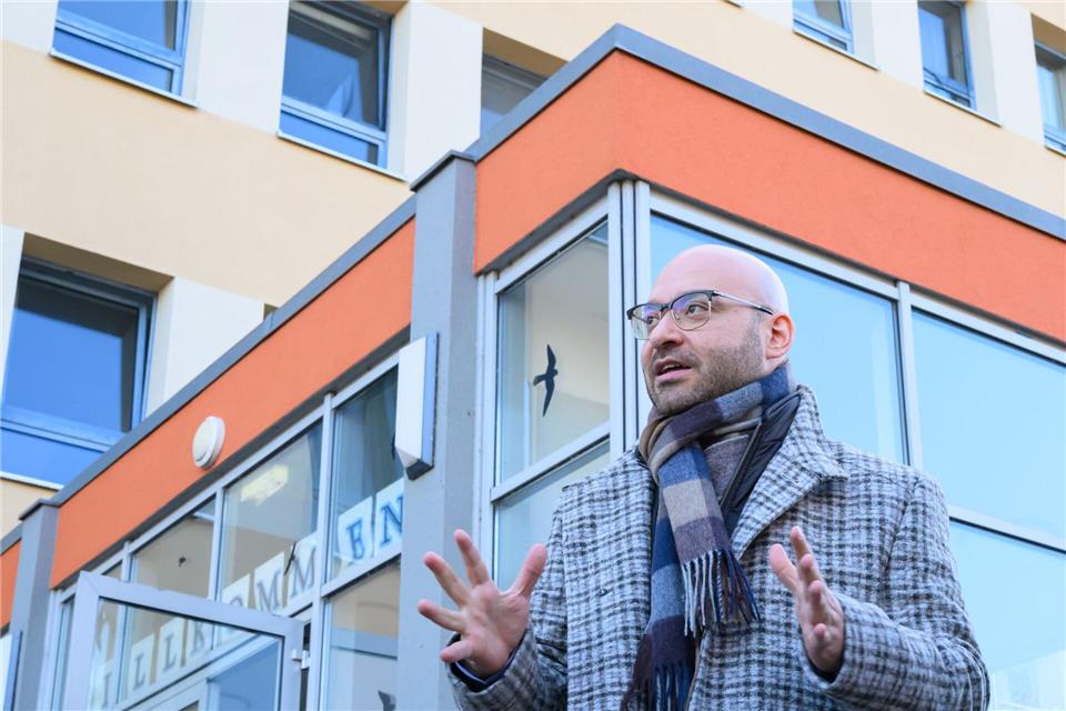 René Wilke will mit dem Landesaufnahmegesetz mehr Struktur und Ordnung in die Arbeit mit Asylbewerbern bringen.Patrick Pleul/dpa