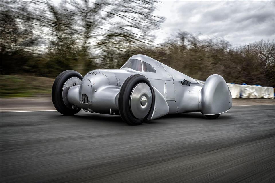 Replika-Renner: Anhand von Fotos und Archivunterlagen ist der Auto Union Lucca bis ins Detail neu aufgebaut worden.Stefan Warter/AUDI AG/dpa-tmn