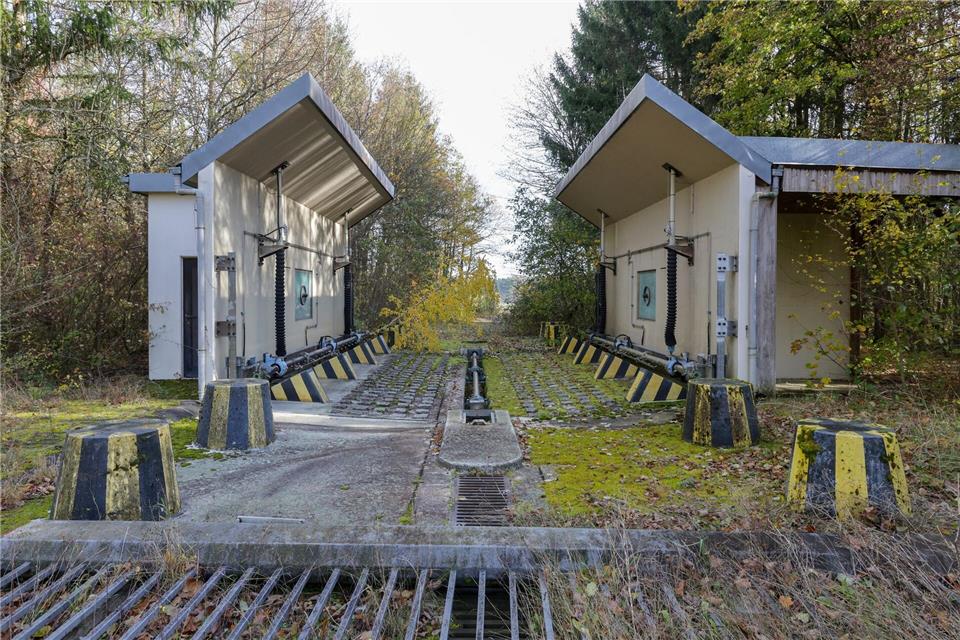 Reste der Bundeswehr in einer ehemaligen Kaserne. (Foto-Produktion)Thomas Warnack/dpa