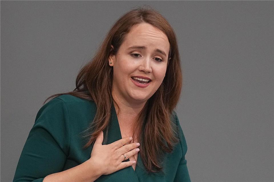 Ricarda Lang setzt auf Instagram ein deutliches Zeichen. (Archivbild)Michael Kappeler/dpa