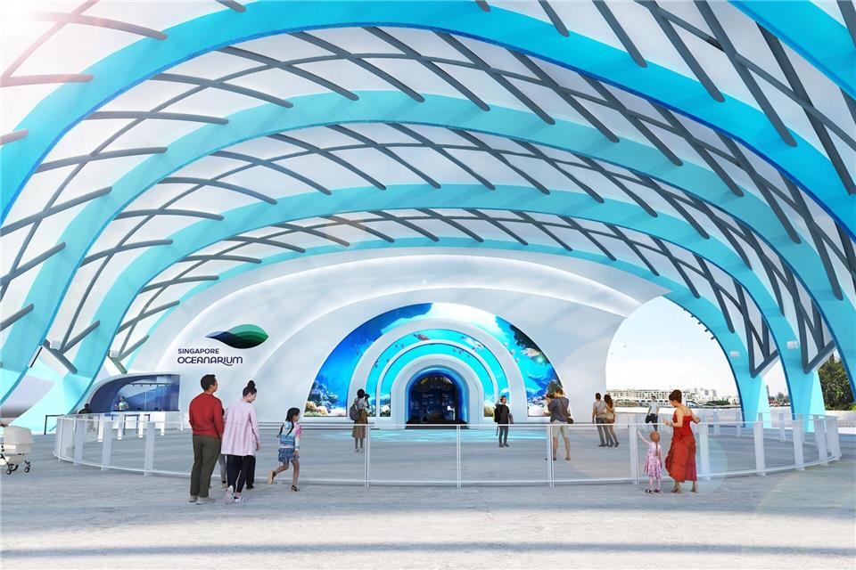 Riesig, modern, lehrreich: Das neue Singapore Oceanarium öffnet am 23. Juli und ist dreimal so groß wie sein Vorgänger.Resorts World Sentosa/dpa-tmn