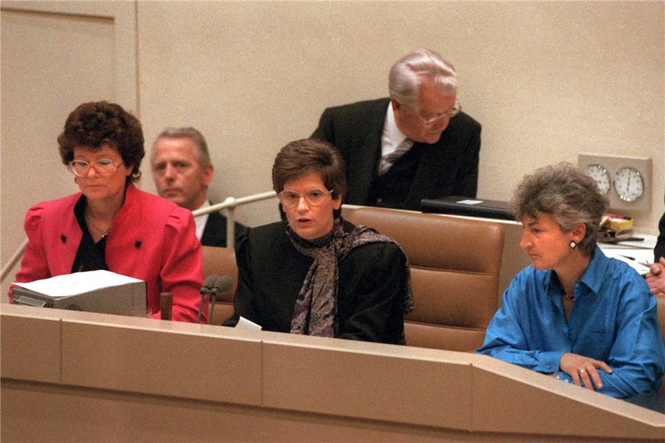 Rita Süssmuth (CDU) war nach Annemarie Renger (SPD) die zweite Frau an der Spitze des Deutschen Bundestags. (Archivfoto)Wolfgang Eilmes/dpa