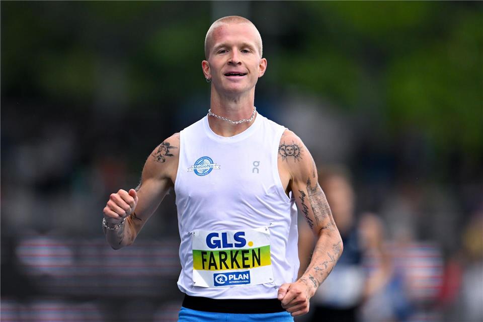 Robert Farken stürmte über 1.500 Meter ungefährdet zum Sieg.Sven Hoppe/dpa